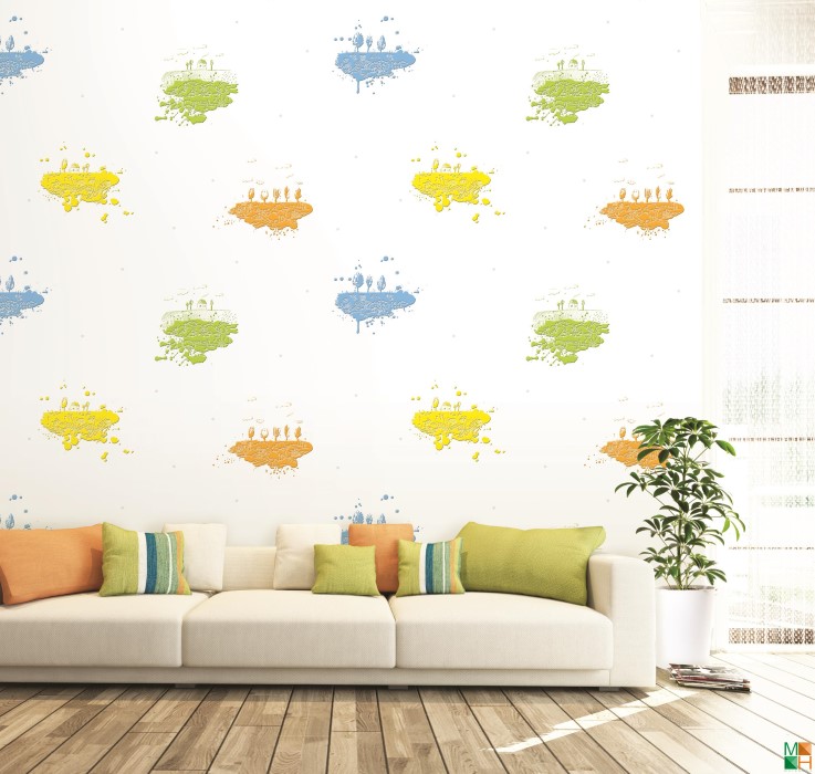 Các mẫu giấy dán tường trẻ em sinh động